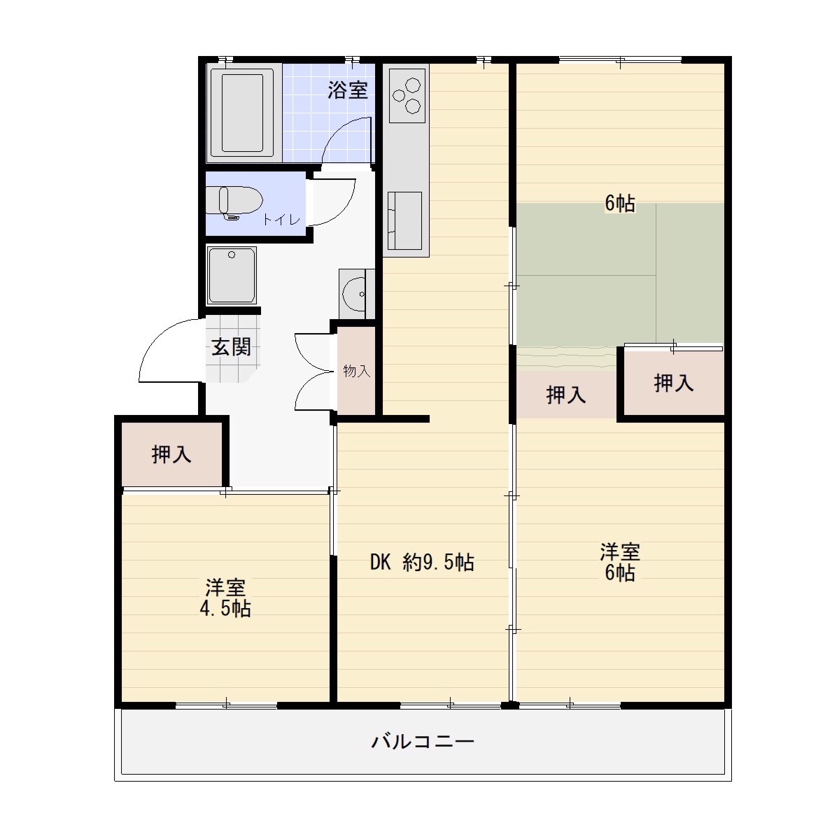 牛巻団地5号棟 307