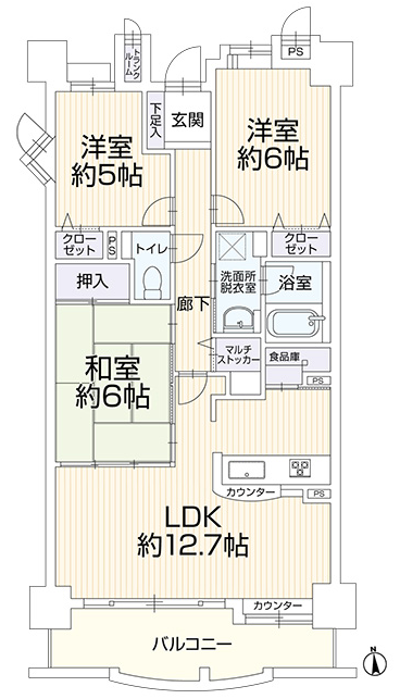 ライオンズマンション平安通302
