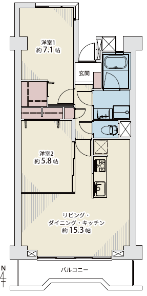 一光ハイツ山王A棟114