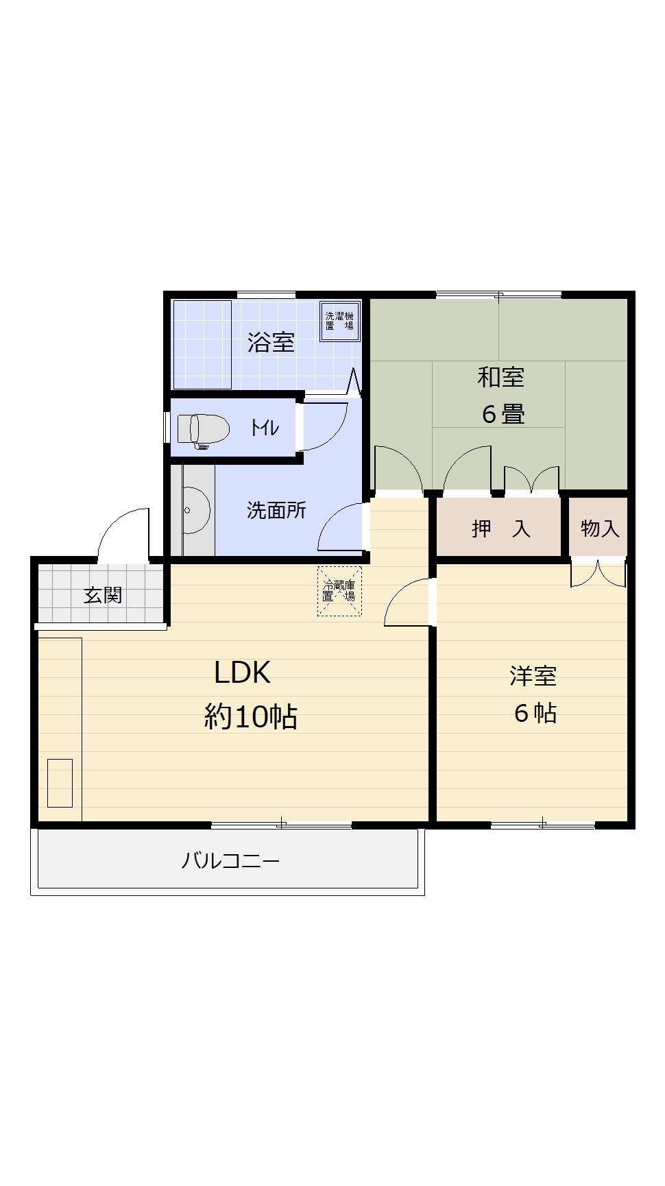 鳴子ハイツ北棟P-4