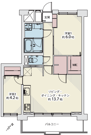 ライオンズマンション星ヶ丘203